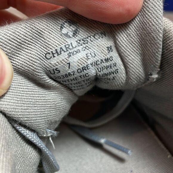 Charleston Shoe Co Chewie Gray Camouflage Women’s Size 7 Fashion Sneakers - Picture 6 of 11